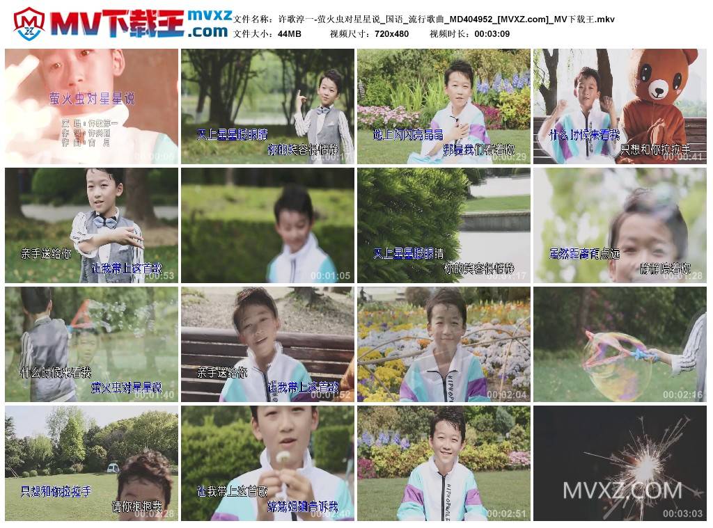 许歌淳一-萤火虫对星星说_国语_流行歌曲_MD404952